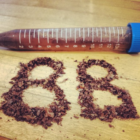 Sourcing yeast from Olive & Sinclair cocoa nibs.